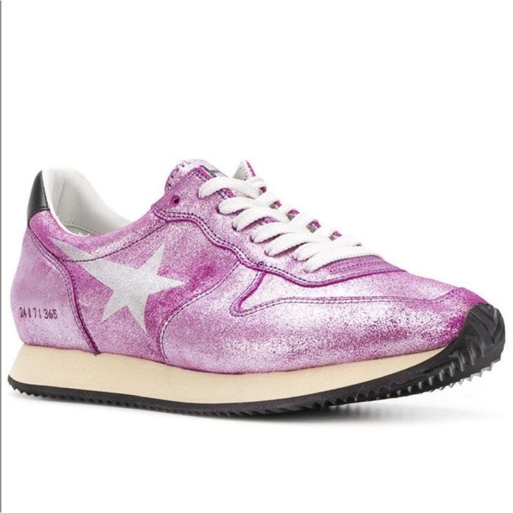 Haus By Golden Goose Leather Pink Trainers